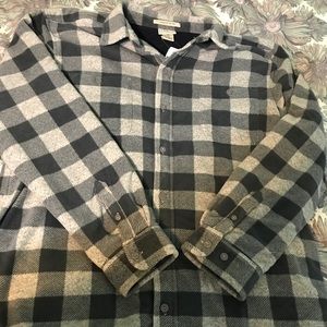 L.L.Bean men's fleece Button Down